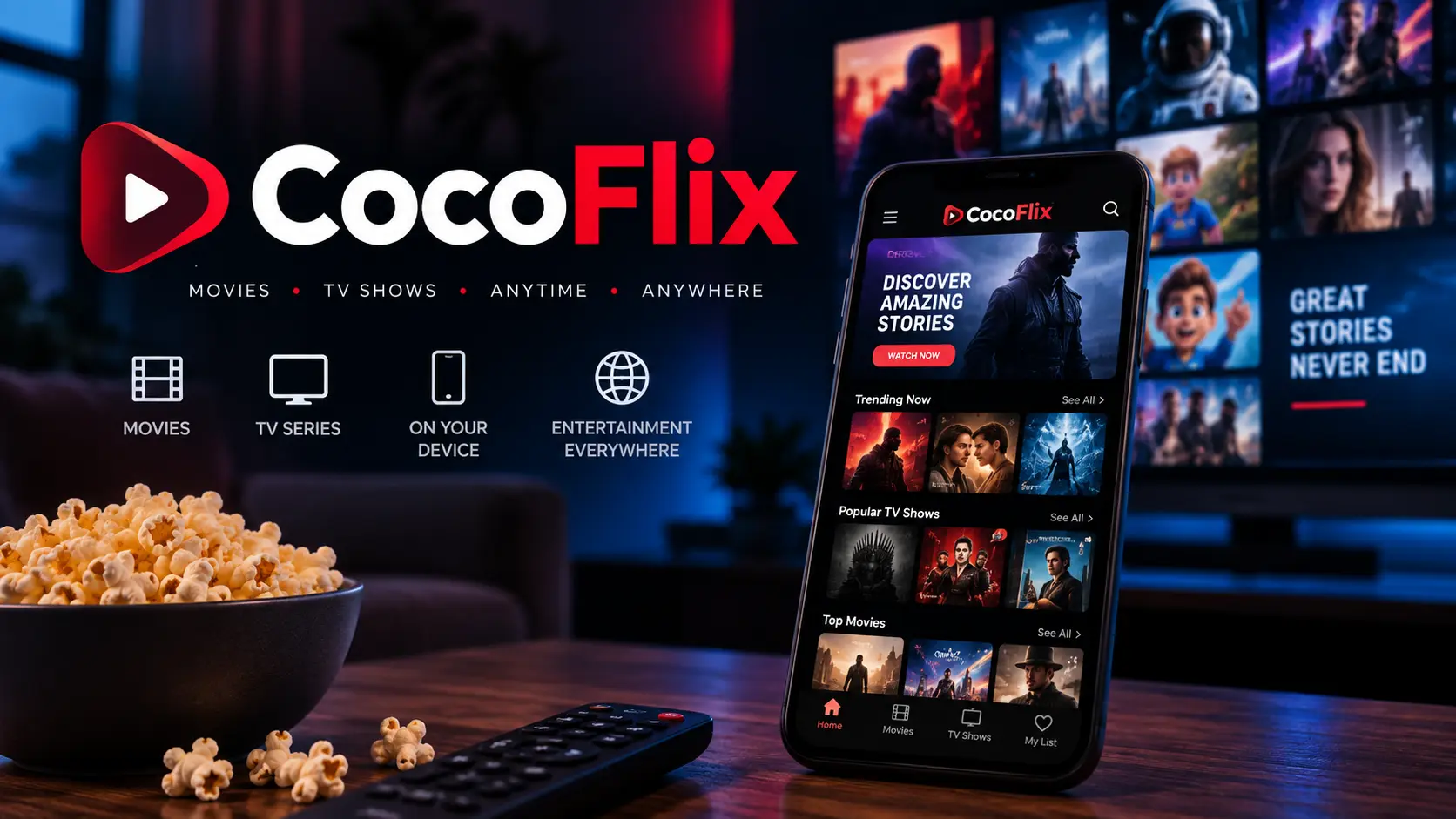 CocoFlix Guide to Streaming Movies and Popular TV Series Online